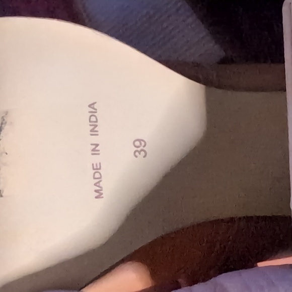 FREE PEOPLE* Brady shoe bootie ankle boot leather block heel buckle detail sz 39 - Picture 15 of 17